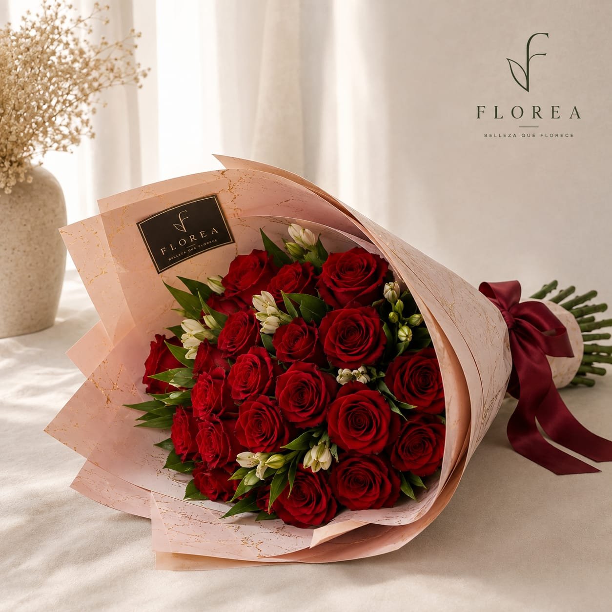 Bouquet de 36 rosas rojas